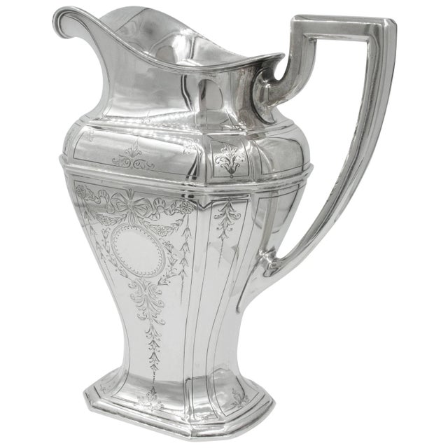 Reed & Barton Sterling Water Pitcher For Sale - Image 10 of 10