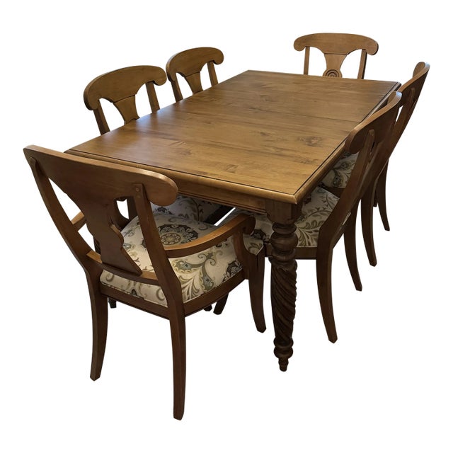 Ethan Allen Dining Room Set of 7 Chairish