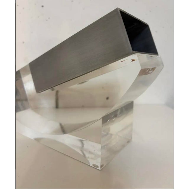 Acrylic Glass Tampon Lamp by Michel Bankowski for Distrimex, 1972 For Sale - Image 3 of 9