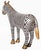Black Rare XL Vintage Chinese Cloisonné Enameled Zebra Statue For Sale - Image 8 of 15