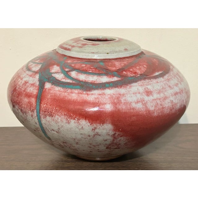 Up for sale is a Vintage 1980’s American Contemporary Style Gary Kosmas Art Pottery Clay Rotund Vase! It measures 6 3/4”...