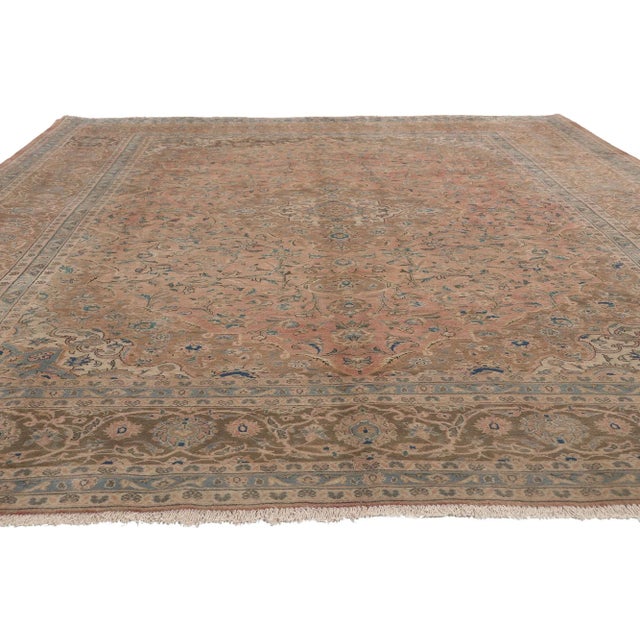 Traditional Mid 20th Century Mid 20th Century Vintage Persian Khorassan Rug - 08'03 X 11'04 For Sale - Image 3 of 9