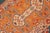 Textile Shabby Chic 1990's Pak-Persian Teal/Orange Wool Rug - 6'3'' X 9'3'' For Sale - Image 7 of 9