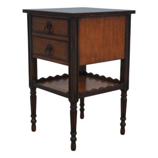 Theodore Alexander 2 Drawer French Style Nightstand For Sale