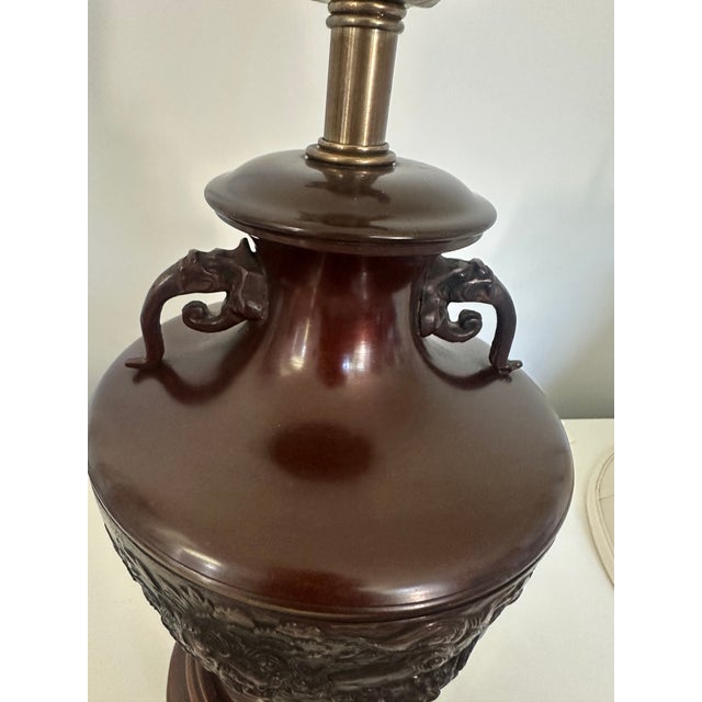 Marbro Bronze Table Lamp, Traditional and Elegant For Sale In New York - Image 6 of 6