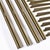 George Nelson Mid-Century Modern Tension Pole Omni Wall Shelving Unit Emerald Gold For Sale - Image 17 of 18