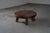 Rustic Round Dark Oak Coffee Table, Netherlands, 1960s For Sale - Image 6 of 11