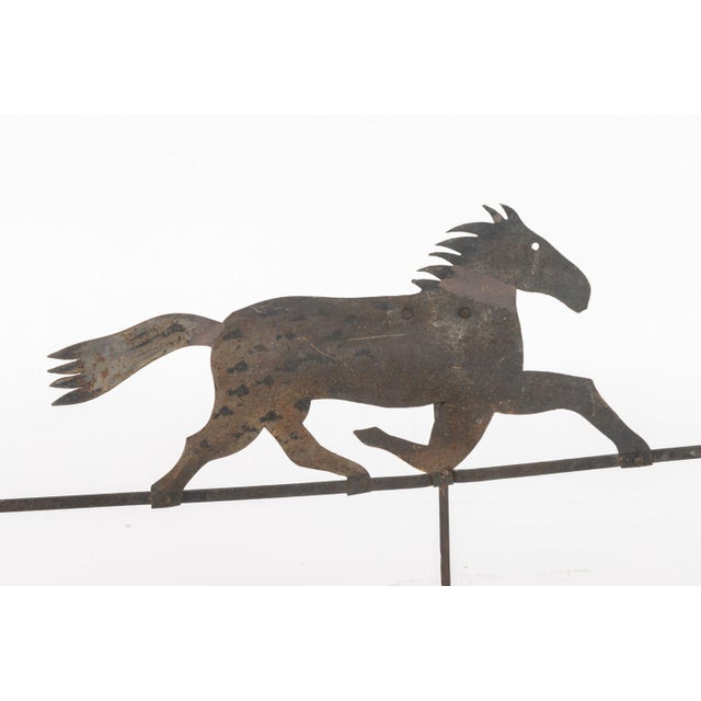 American American Sheet Iron Horse Weathervane, Late 19th Century For Sale - Image 3 of 7