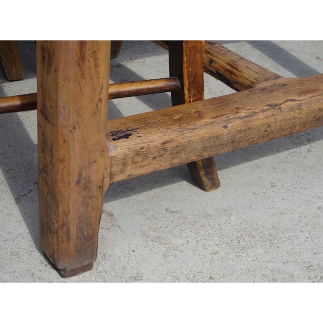Antique Farm Oak Table, 1800s For Sale - Image 16 of 18
