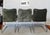1970s 1970s Suede and Chrome Cantilever Dining Chairs in Moss Green Attributed to Roche Bobois-Set of 6 For Sale - Image 5 of 17
