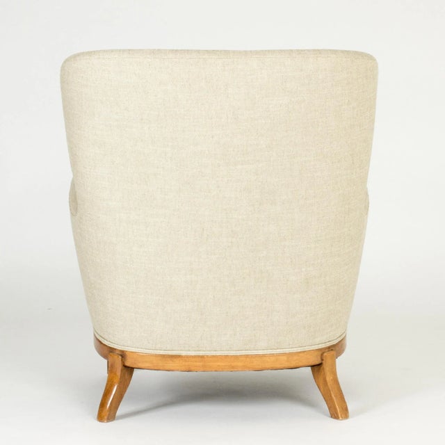 Brown Set of Mid-Century Lounge Chairs by Carl-Axel Acking, 1940s For Sale - Image 8 of 11