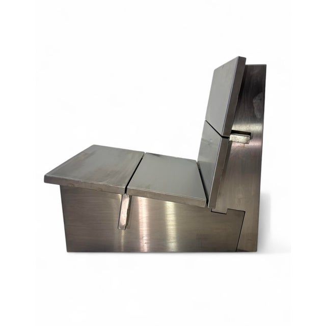 2000 - 2009 Vintage Stainless Steel Chair, 2000 For Sale - Image 5 of 10