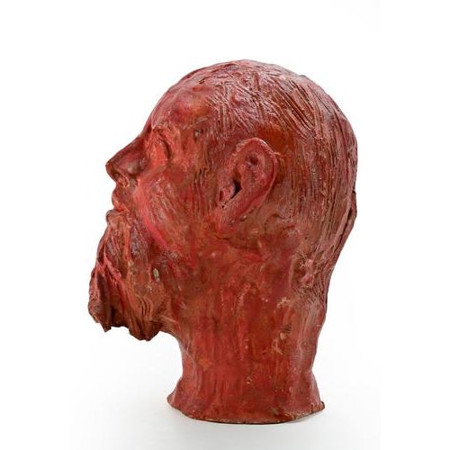 Sirio Pellegrini, Portrait Sculpture, 1960s, Terracotta For Sale - Image 4 of 5