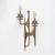 Gold Brutalist Bronze Wall and Murano Glass Sconces, 2000, Set of 2 For Sale - Image 8 of 9