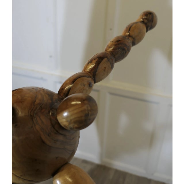 Bobbin Turned Yew Wood Hall Stand for Hats, Coats and Umbrellas, 1960s For Sale - Image 6 of 8