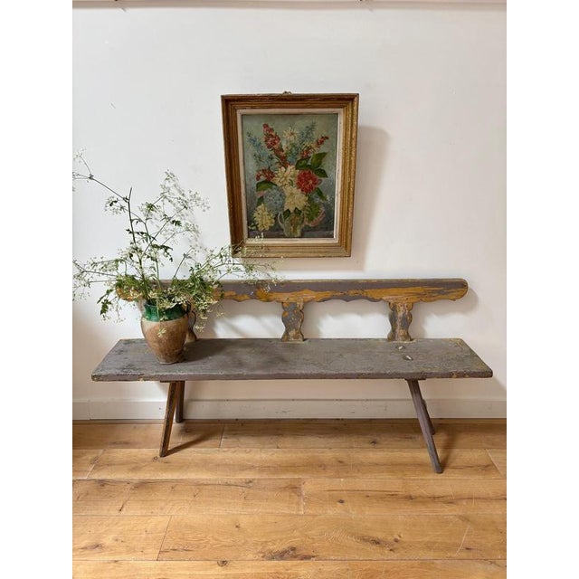 Scandinavian Bench, Early 20th Century For Sale - Image 4 of 7