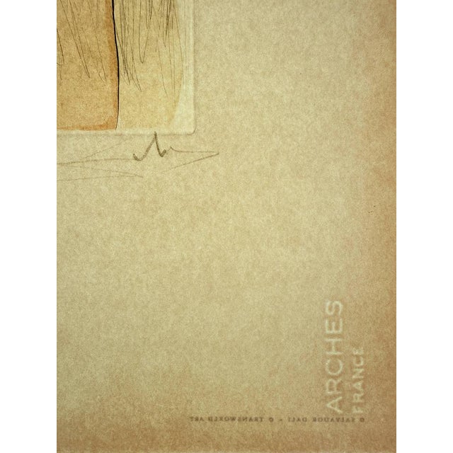 Salvador Dali, The Museum of Genius and Fancy, 1973, Drypoint Etching with Stencil, in Flawless conditions. Designed 1970...