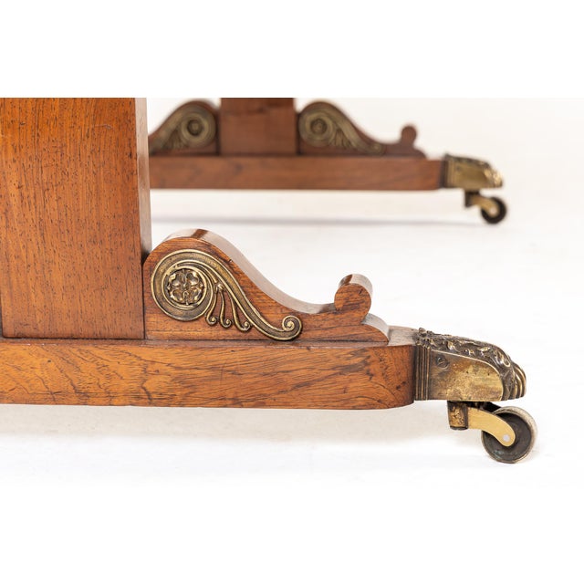 Antique English Regency Rosewood Coffee Table, 1800s For Sale - Image 6 of 11