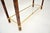 Vintage French Walnut and Brass Console Table attributed to Pierre Vandel Paris, 1970s For Sale - Image 9 of 10