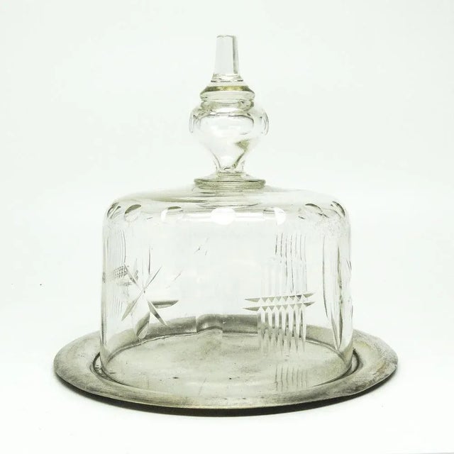 Art Deco Cake Bowl, Germany, 1930s, in Good conditions. Designed 1920 to 1949