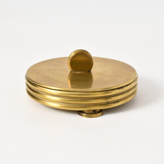 German Art Deco Brass Box, 1930s For Sale - Image 4 of 11