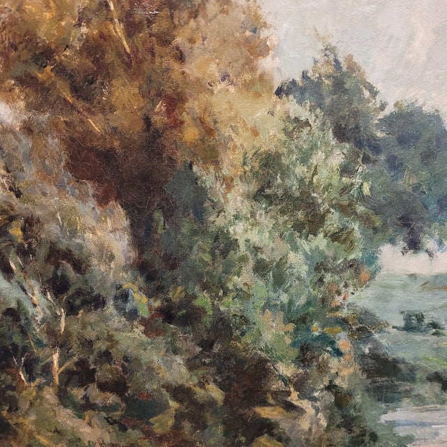 Ricard Arenys Galdón, Landscape with Shepherd, 1950s, Oil on Canvas, Framed For Sale - Image 9 of 18