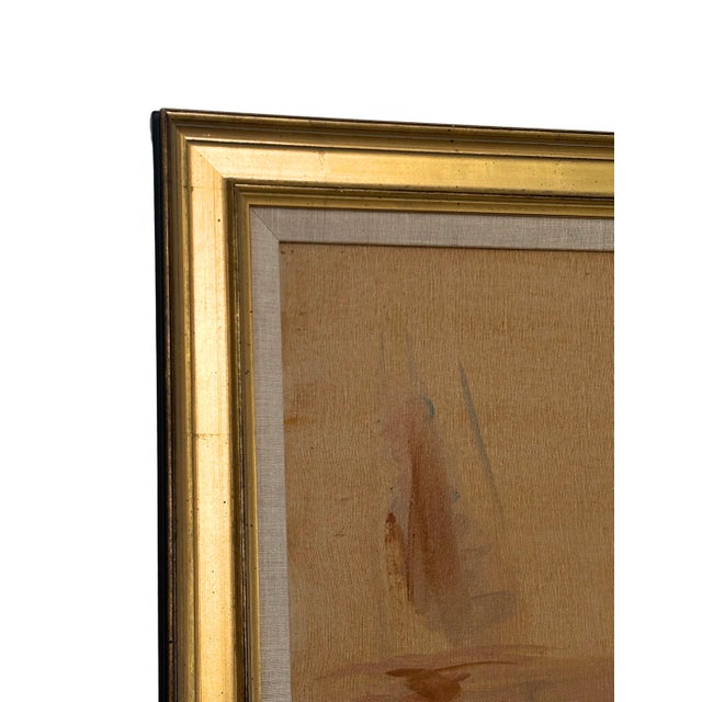 1960s Signed Original Acrylic Portrait by Kay Mollison “The Skipper” , Framed For Sale - Image 5 of 11
