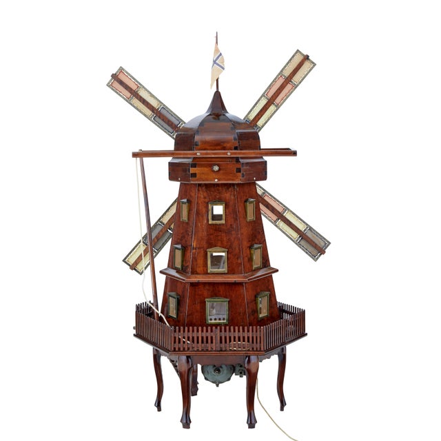 1920s Dutch Decorative Windmill, 1920 For Sale - Image 5 of 11