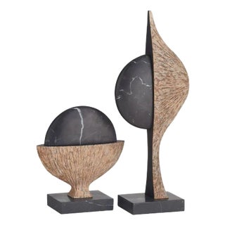 Arteriors Home Flojo Sculptures, Set of 2 For Sale