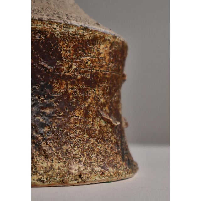 Danish Modern Stoneware Table Lamp with String Shade from Bartholdy, 1970s For Sale - Image 10 of 14