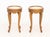 Alabaster Mid 20th Century Pair of French Provincial Style Pink Alabaster Top Low Tables For Sale - Image 8 of 8