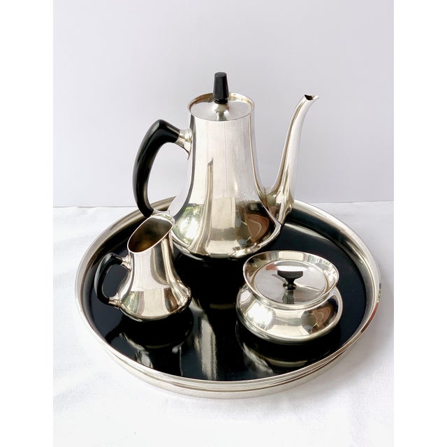 Vintage Hans Bunde for Cohr Denmark Epns Silver Coffee / Tea Set Danish MCM Chairish