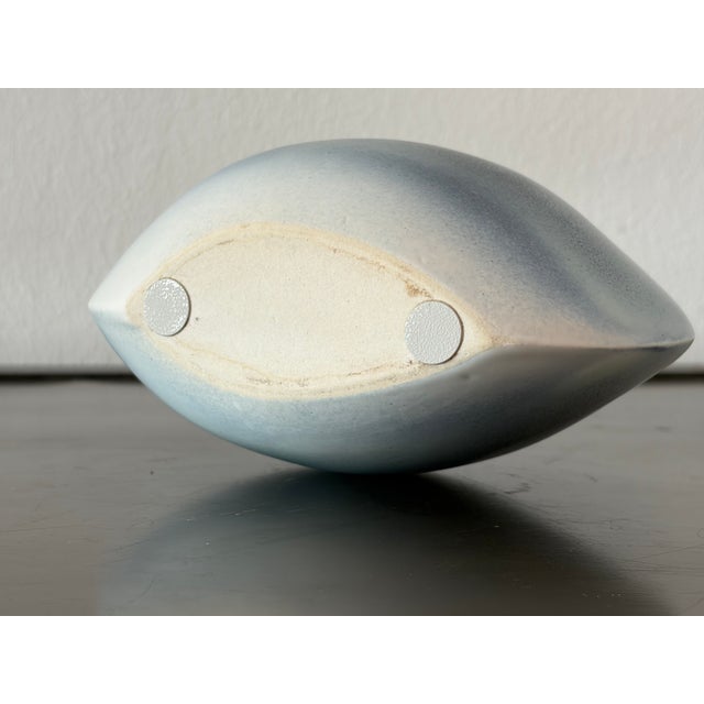Organically Shaped Ceramic Solifleur Vase, France, 1970s For Sale - Image 18 of 18