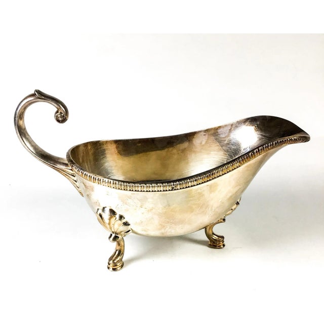Vintage Silver Plate Pitcher Server by Crescent For Sale - Image 4 of 13
