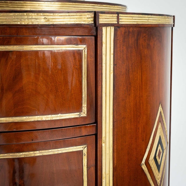 Early 19th Century Empire Demi Lune Chest of Drawers For Sale - Image 11 of 14