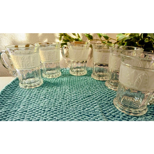 1960s Vintage Athens Glass Coffee Mugs - Set of 6 For Sale - Image 5 of 9