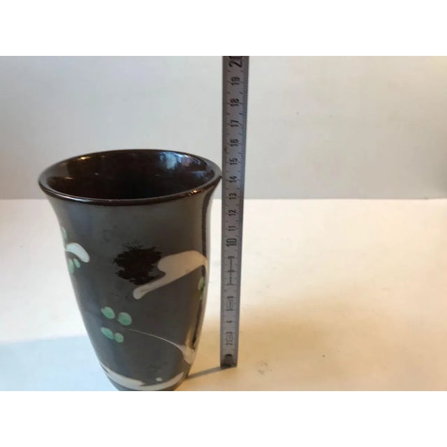 1920s Art Nouveau Ceramic Vase from Danico, 1920s For Sale - Image 5 of 6