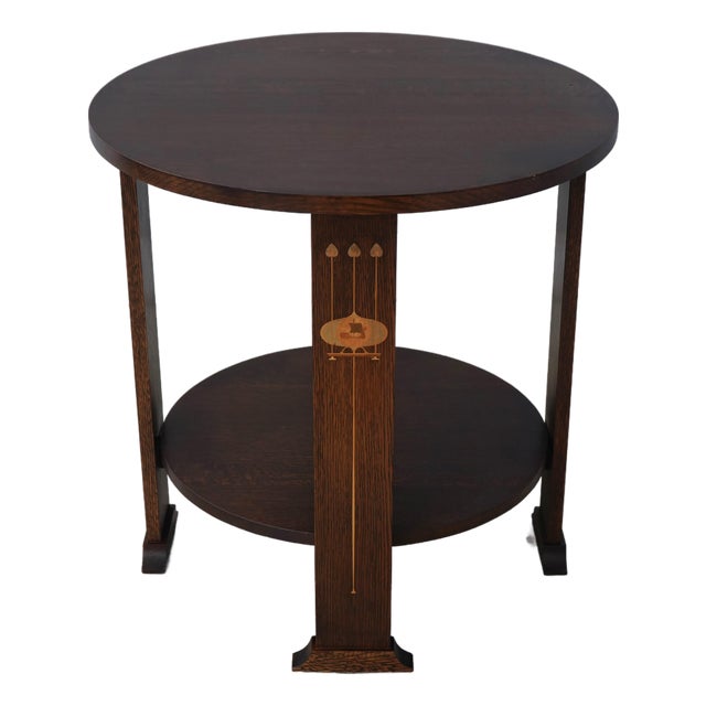 Stickley Harvey Ellis Mission Oak Lamp Table For Sale
