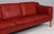 Model 2213 Three-Seat Sofa in Red Brown Leather by Børge Mogensen for Fredericia For Sale - Image 6 of 9
