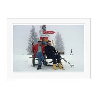 Skiing Holiday 1961 by Slim Aarons Framed C-Print For Sale