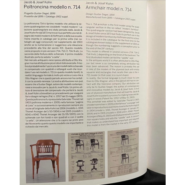 Antique Vienna Secession No. 714 Armchairs by Gustav Siegel for Jacob & Josef Kohn, 1890s, Set of 4 For Sale - Image 16 of 18