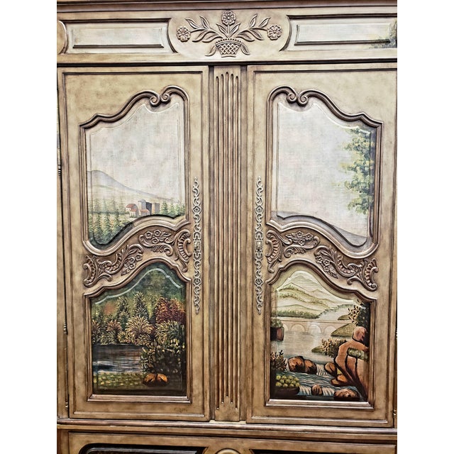 French Country Style Armoire by Thomasville Chairish