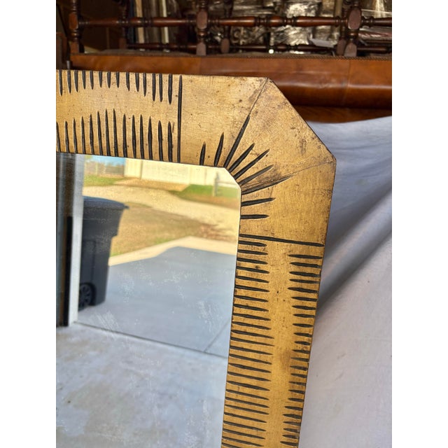 Early 20th Century French Art Deco Style Wall Mirror For Sale - Image 10 of 12