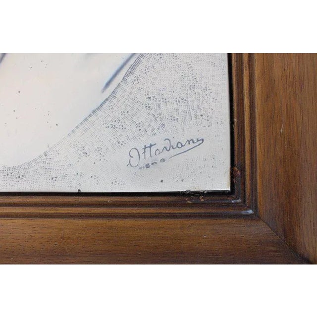 1970s Vintage Sterling Silver Mother and Child Minting Plaque For Sale - Image 4 of 10