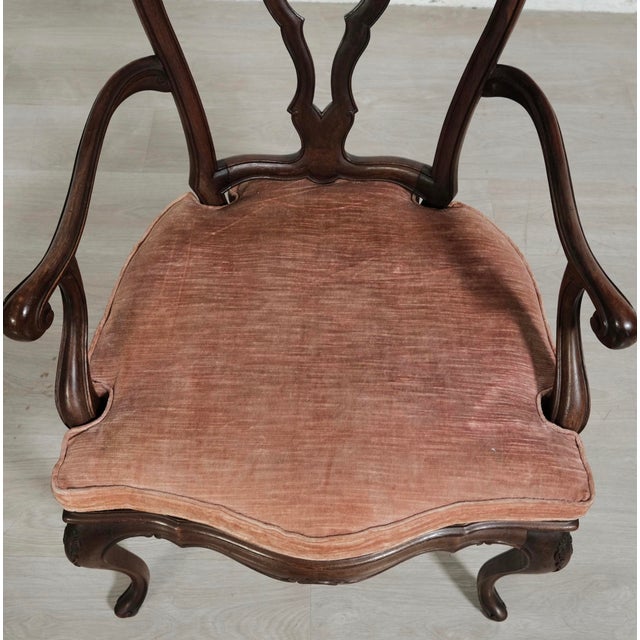 Wooden Armchair with Vienna Straw Seat, 1900s For Sale - Image 9 of 15