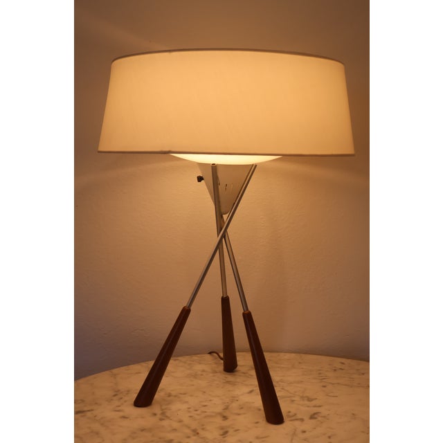 Vintage 1960s Gerald Thurston for Lightolier Table Lamp For Sale - Image 15 of 16