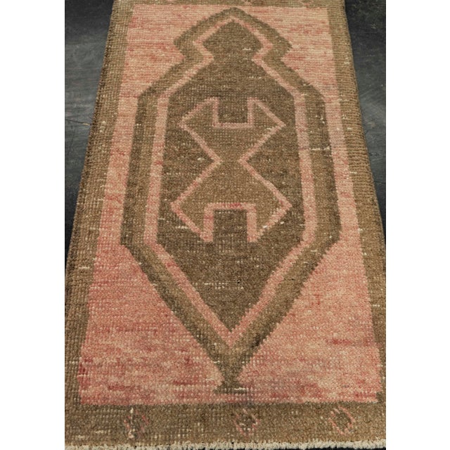 Turkish Mini Rug Oriental Hand Knotted Vintage Rug 1'8" x 3'2" #21169 Explore a curated collection of hallway runners,...