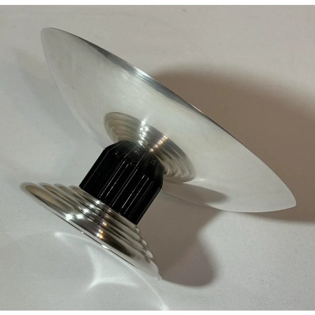 1930s 1930s Jean Puiforcat France Art Deco Silverplate Pedestal Bowl Dish For Sale - Image 5 of 10