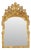Large Rococo Style Mirror in Golden Wood For Sale