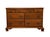 Ethan Allen Heirloom Nutmeg Maple Colonial Early American 54" Double Dresser 10-5302 For Sale - Image 10 of 14